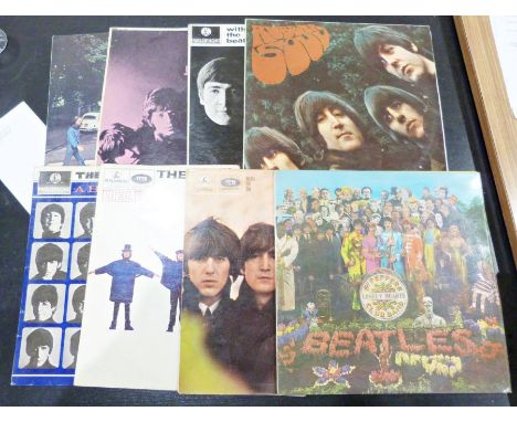 Collection of Beatles' LP's to include Sergeant Pepper's Lonely Hearts Club Band, Beatles for Sale, Help, A Hard Day's Night,