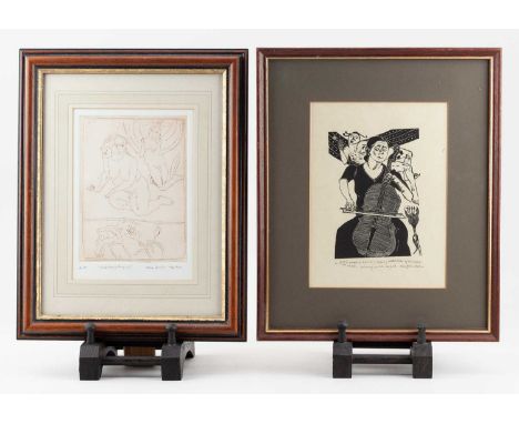 † ERIC JAMES MELLON (1925-2014); 'Natalie Clein: Young Musician of the Year, 1995. Living with Angel', a limited edition wood