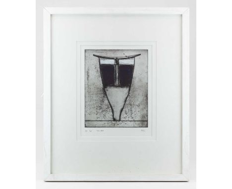 † ROBIN WELCH (1936-2019); ‘Tall Vase’, a limited edition etching, edition no. 2/6 and 9/25, titled lower left, initialled an