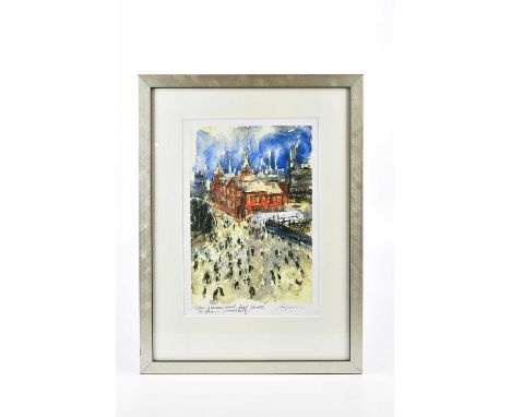 † HAROLD FRANCIS RILEY DL DLITT FRCS DFA ATC (1934-2023); heightened print, 'Salford Grammar School, Leaf Square', inscribed 