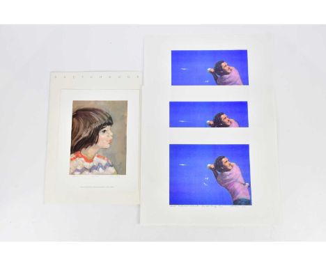 † HAROLD FRANCIS RILEY DL DLITT FRCS DFA ATC (1934-2023); three pencil signed limited edition prints, 'Sevy Ballesteros', 1/5