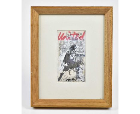† HAROLD FRANCIS RILEY DL DLITT FRCS DFA ATC (1934-2023); heightened print, football player, inscribed 'United with Fans in t