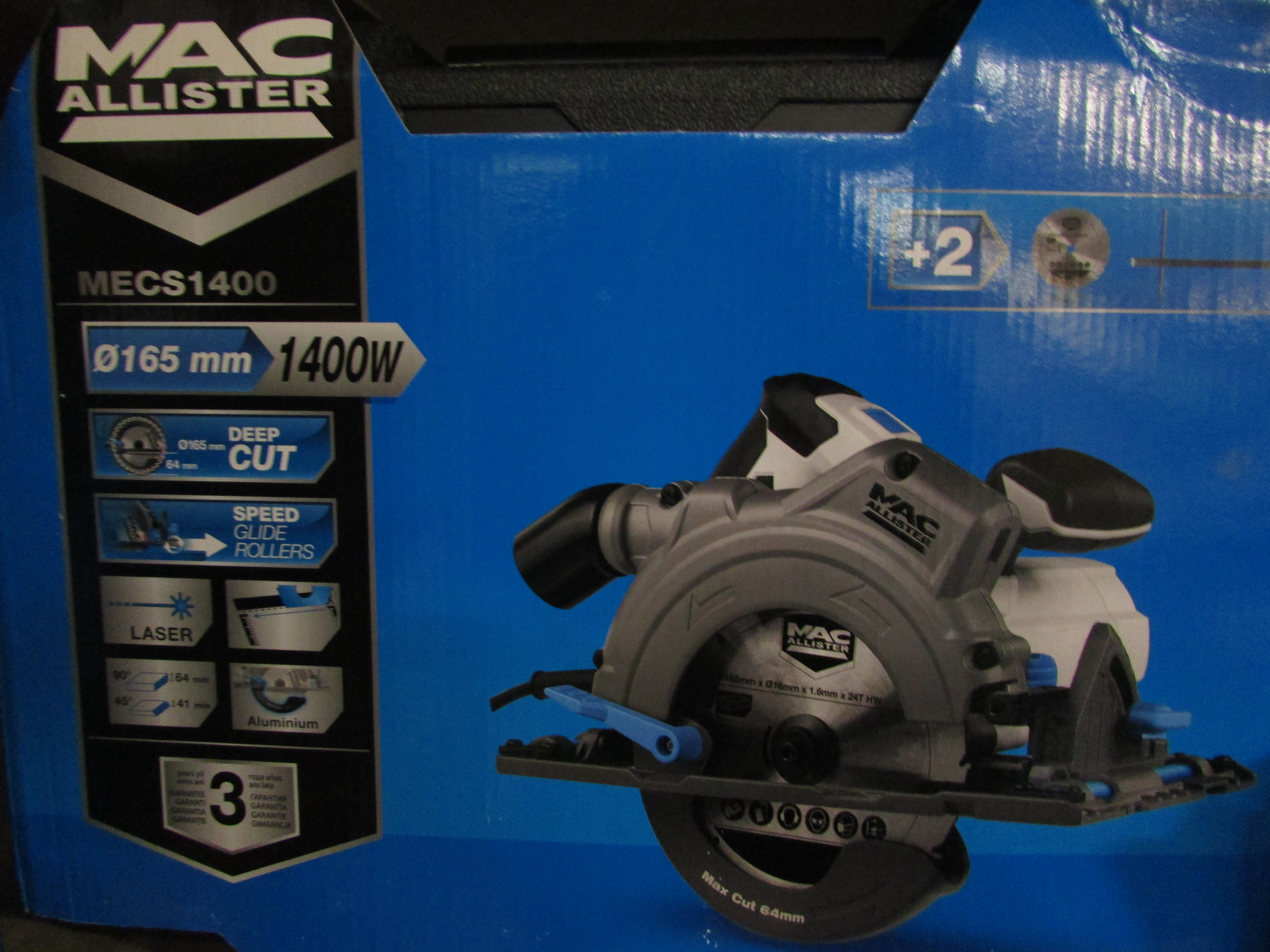 Mac Allister 1400W 165Mm Circular Saw Mecs1400