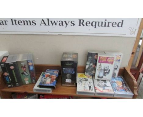 Doctor Who videos - a quantity of Dr Who VHS videos including The First Doctor Special Edition box set still sealed