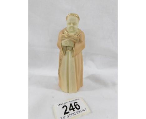 An early Royal Worcester candle snuffer in the form of a monk. ****Condition report**** In good condition with no damage obse