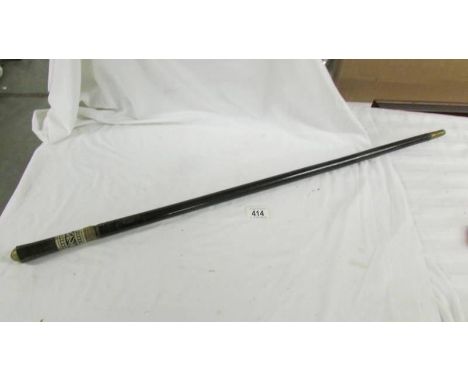 An old sword stick, length 91 cm, blade 59 cm. ****Condition report**** Postage to Mainland UK is £20+VAT=£24
