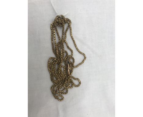 9ct Longguard chain in fancy link