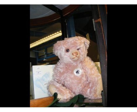 A collectable Steiff Teddy Bear - with original box and Certificate - 32cm high 