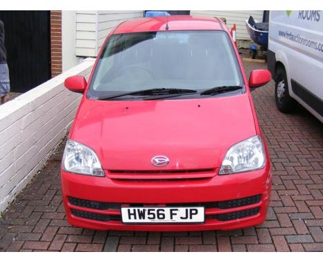 FROM AN ESTATE - Daihatsu Charade 1.0 3 Dr Hatchback - petrol car - Reg No. HW56FJP - First registered 02.11.06 - MOT expires