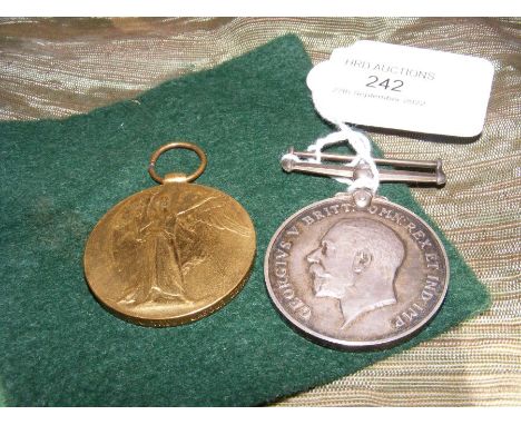 Two First World War medals to Corporal Trim - Labour Corps