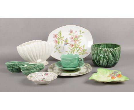 A quantity of miscellaneous. Sylvac, Royal Worcester, Midwinter etc  