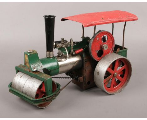 A Wilesco Old Smoky steam roller traction engine.  