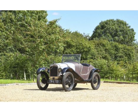 1930 Austin Seven Sports Registration no. TM 6701 Chassis no. B1-1010 Engine no. M-106861Introduced in 1922, the Austin Seven