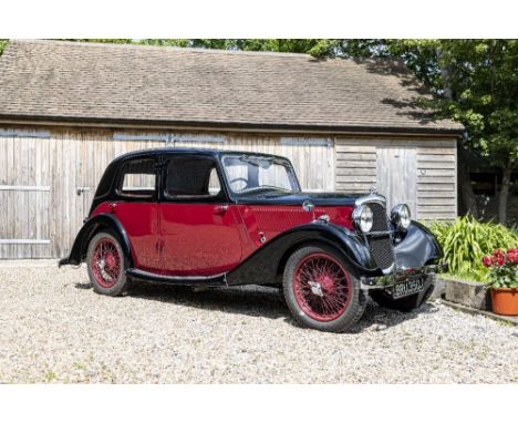 1936 Riley 9hp Merlin Saloon Registration no. BRU 350 Chassis no. 66M1159 Engine no. M1159•Only four previous owners•Present 