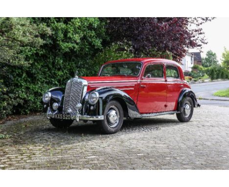 1952 Mercedes-Benz 220 Saloon Registration no. KXS 520 Chassis no. 1870110154252 Engine no. 01557/52•Left-hand drive•Present 