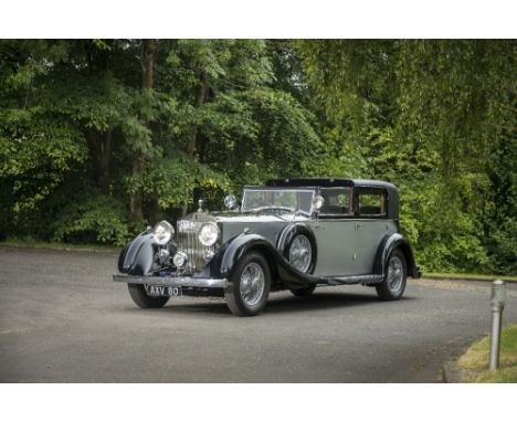1933 Rolls-Royce Phantom II 40/50hp Sedanca de Ville Coachwork by Windover Registration no. AXV 80 Chassis no. 53RY Engine no
