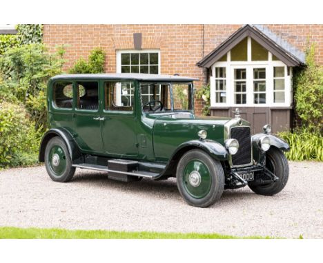 1927 Lanchester 23hp Saloon Limousine Coachwork by Maythorn Registration no. UA 2000 Chassis no. 3497 Engine no. 3504•Regular