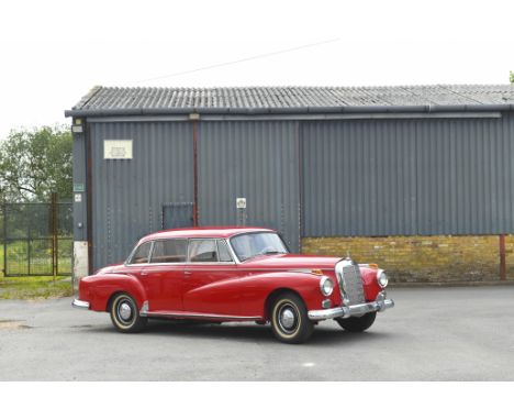 1960 Mercedes-Benz 300d 'Adenauer' Saloon Registration no. to be advised Chassis no. 18901012001930 Engine no. 12798412000346