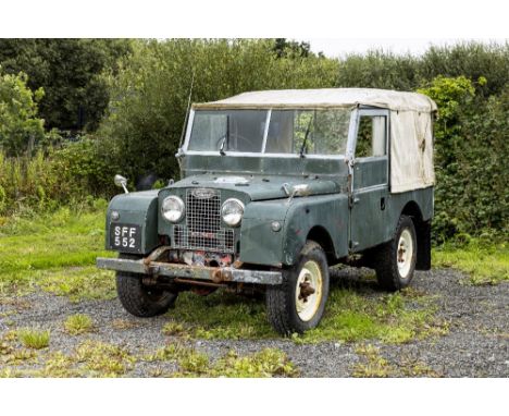 1955  Land Rover Series I 4x4 Utility Registration no. SFF 552 Chassis no. 57106064Nothing much is known about this Series I 