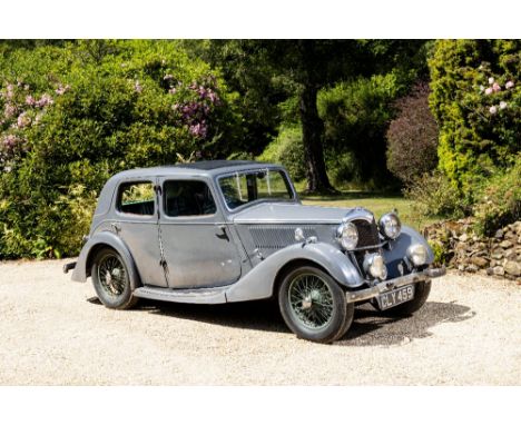 1936 Riley 12/4 1½-Litre Merlin Saloon Registration no. CLY 459 Chassis no. 26M4111 Engine no. M4111•Long-term single family 