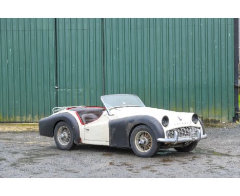 1961 Triumph TR3A Roadster with Hardtop Registration no. not registered (UK taxes paid) Chassis no. TS74648LSimply constructe