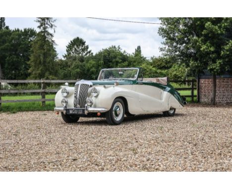 1951 Daimler 2½-Litre Special Sports Drophead Coupé Registration no. MGU 111 Chassis no. 59013 Engine no. 44245•First owned b