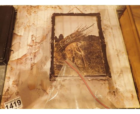 Led Zepplin IV first pressing A3/B4 Porky and Pecko duck etched in deadwax