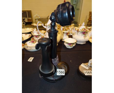 1920s antique candlestick telephone