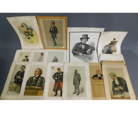 A quantity of seventeen Spy &amp; Vanity Fair prints