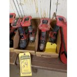 (3) Milwaukee 1/4" Impacts & (1) Milwaukee Drill