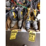 (4) Dewalt 1/2" Corded Impact Wrenches