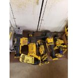 (5) Dewalt 20V Tools: Grinder, Reciprocating Saw, Sawzall, Circular Saw, & Oscillating Multi-Tool
