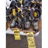 (4) Dewalt 1/2" Corded Impact Wrenches