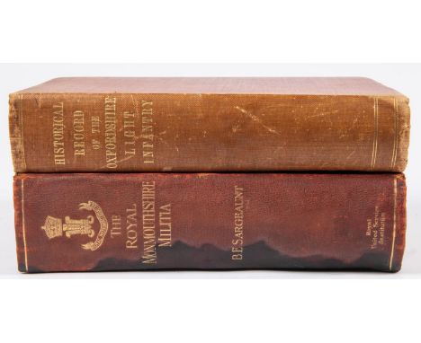 "Historical Record of the Oxfordshire Light Infantry" compiled by W S Moorsom, 2nd Edtn pub 1860, QGC (some page staining and