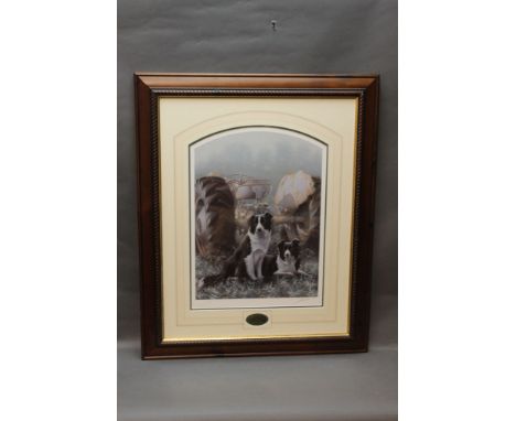 John Silver, signed limited edition print, "Heroes of the Hills", with Washington Green blind stamp, 57/750 and with Certific