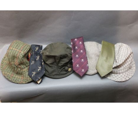 Melbreak Foxhounds, a tie made by William Turner &amp; Son, together with two vintage ties depicting ducks and stags, togethe