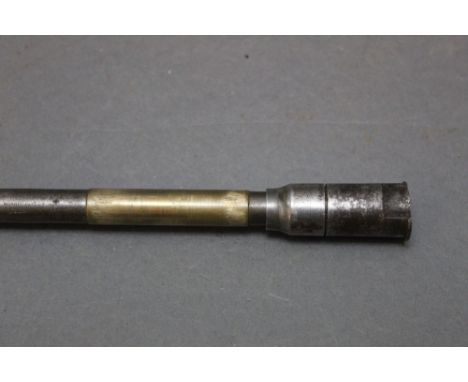 Morris Aiming Tube, carbine version, 22 1/4".  Private purchase stamped with a crown above M and to the tube itself Morris Pa