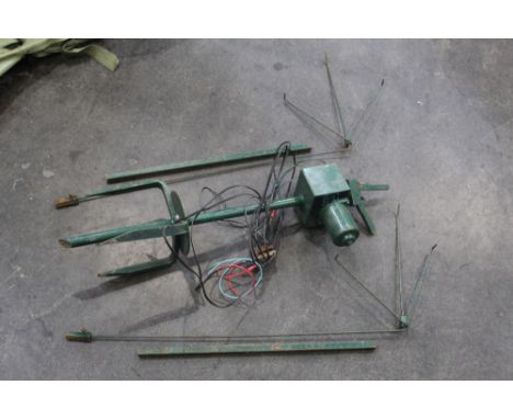 A rotary pigeon magnet.