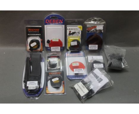 A collection of Deben &amp; Tracer filters, hand held light conversion kit.