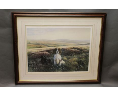 Stephen Townsend, a signed limited edition print titled "Workmates", depicting a Springer Spaniel and a Black Labrador, 10/60