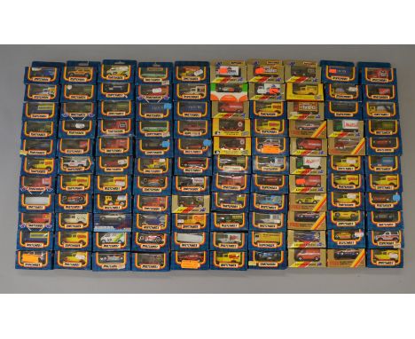 A good quantity of  boxed small scale Matchbox diecast models, including some from the 'Australian Collectors Model' series. 