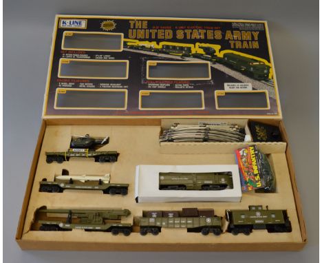 O Gauge. K-Line. United States Army Train. VG Boxed.