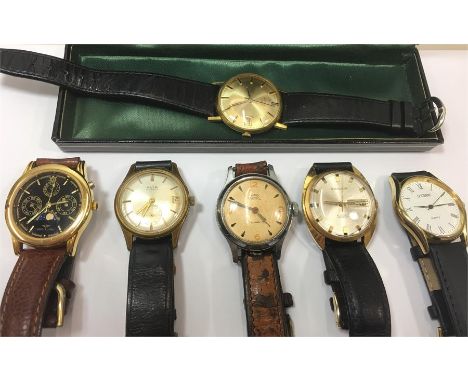 Collection of vintage and later gents wrist watches