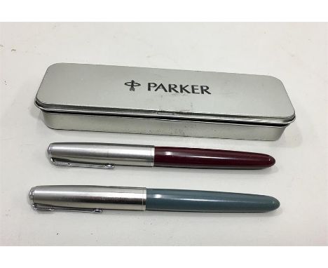 2 Vintage Parker 51 Fountain Pens 
