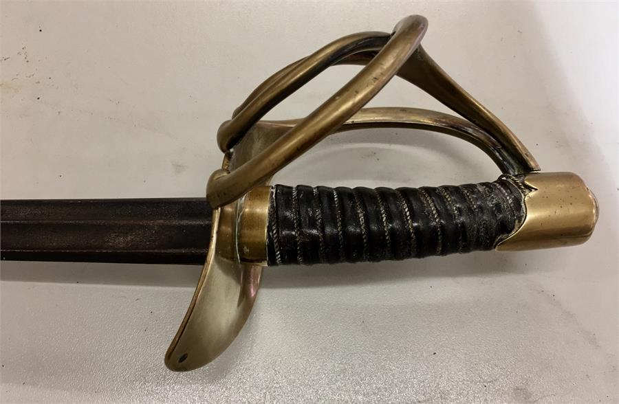 Antique French heavy Cavalry sword
