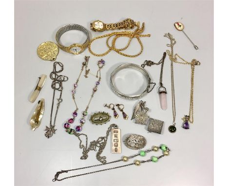 Collection of vintage and later Silver & Costume jewellery 