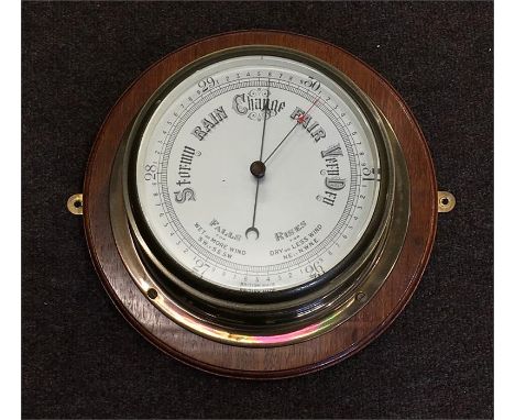 Vintage Brass Ship Barometer