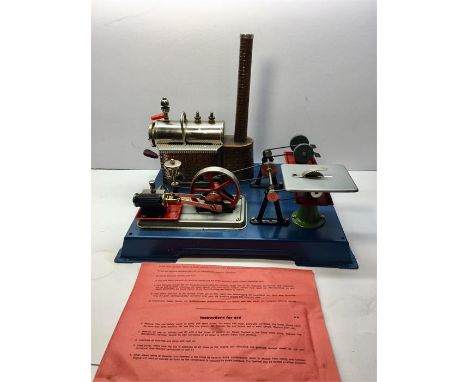 Vintage  Wilesco  Steam Engine looks in good original condition 