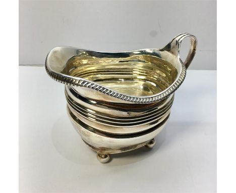  Georgian Silver Milk Jug r London Silver Hallmarks  weight 107g