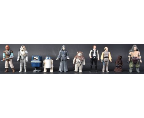 Star Wars - a collection of x10 original vintage Kenner / Palitoy made action figures, comprising: AT-AT Driver (with rifle),